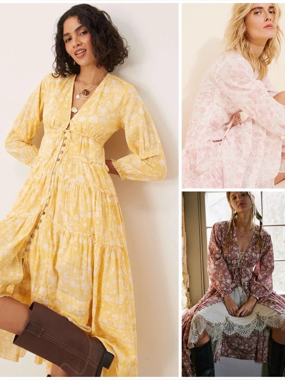 𝓯𝓹 Free People ~ Pappiet Midi Dress